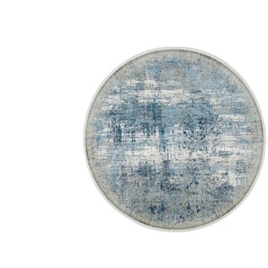 Musterring Teppich   ¦ grau ¦ Viskose,Synthetische Fasern ¦ Maße (cm): B: 240 H: 0,8  Ø: 240