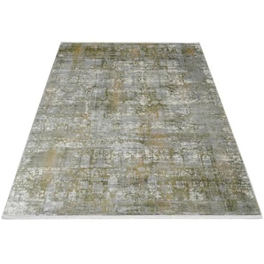 Musterring Teppich   ¦ grün ¦ Viskose,Synthetische Fasern ¦ Maße (cm): B: 80 H: 0,8