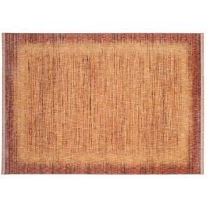 Musterring Teppich   ¦ orange ¦ Synthetische Fasern ¦ Maße (cm): B: 160 H: 0,5