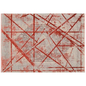 Musterring Teppich   ¦ rot ¦ Synthetische Fasern,Viskose ¦ Maße (cm): B: 80 H: 0,7