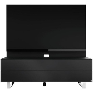 Musterring Tv-Element, Schwarz, Glas, Holzwerkstoff, 2 Fächer, 125.5x53.5x57 cm, Wohnzimmer, TV Möbel, TV-Elemente