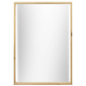 Musterring Wandspiegel , Eiche Bianco , Glas , Eiche , furniert , rechteckig , F , 64x90x6 cm , senkrecht montierbar , Garderobe, Garderobenspiegel, Garderobenspiegel