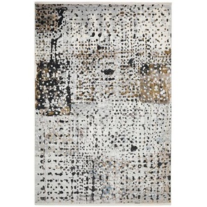 Musterring Webteppich Colorado Point, Grau, Mehrfarbig, Hellgrau, Dunkelgrau, Textil, Abstraktes, rechteckig, 140x200 cm, Care & Fair, Oeko-Tex® Standard 100, für Fußbodenheizung geeignet, rutschfest, in verschiedenen Größen erhältlich,