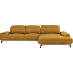 Musterring Wohnlandschaft MR 2490, Bronze-Fuß Sitzhöhe 46cm, wahlweise mit Funktionen, Maße 342 x 207 cm