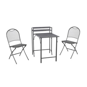 MWH Balkonset Rodu - Streckmetall - 2 Stühle mit Tisch