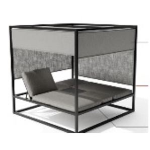 MWH Cubico Daybed mit Hubtisch Aluminium