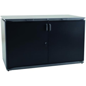 MWH Elegano Gartenbox mit 2 Türen Aluminium Graphite/Iron grey