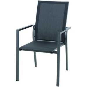 MWH Felino Stapelstuhl Aluminium/Textilene iron grey