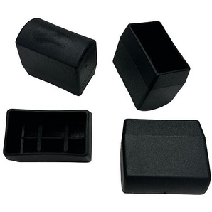 MWH Fusskappe Set eckig zu 35x19 mm Klappsessel RALO, Relax Ralo schwarz