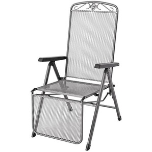 MWH Relaxsessel  Savoy ¦ grau ¦ Maße (cm): B: 58 H: 110 T: 70.0