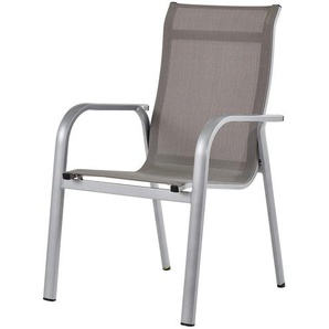 MWH Gartenstuhl  Widoo ¦ silber ¦ Maße (cm): B: 61,5 H: 98 T: 63.0