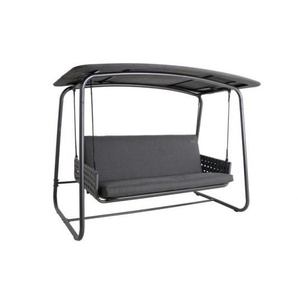 MWH Hollywoodschaukel Crossado in matt grey inkl. Auflage 100% Polyester
