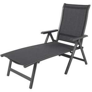 MWH Kedline Sonnenliege Aluminium/Textilene klappbar