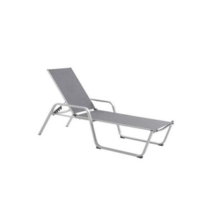 MWH Liege Solido silber - Alu mit Textilene 55% PVC/25%Polyester/20%PP