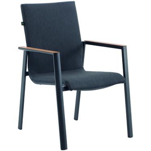 MWH Minto Stapelstuhl Aluminium/Textilene iron grey