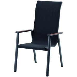 MWH Prado Stapelstuhl Aluminium/Textilene iron grey