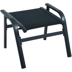 MWH Reno Hocker Aluminium/Textilene iron grey stapelbar