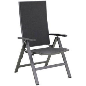 MWH Verona Klappstuhl Aluminium/Textilene eisengrau