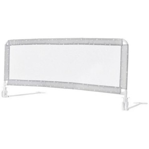 My Baby Lou Bettschutzgitter Basic, Grau, Weiß, Textil, 135x60 cm, SGS-geprüft, Kindersicherheit