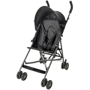 My Baby Lou Buggy Pepi, Schwarz, Textil, 4.5 Zoll, 46x97 cm, Feststellbremse, Verdeckung abnehmbar, 5-Punkte-Gurt, Kinderwagen, Buggys