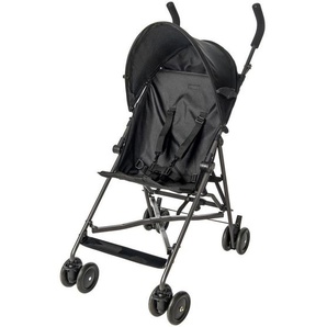 My Baby Lou Buggy Pepi, Schwarz, Textil, 4.5 Zoll, 46x97x80 cm, Feststellbremse, Verdeckung abnehmbar, 5-Punkte-Gurt, Baby on Tour, Kinderwagen,