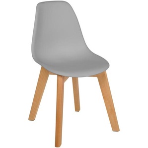 My Baby Lou Kinderstuhl, Grau, Buche, Holz, Kunststoff, Buche, massiv, Uni, 31x57x38 cm, Kinder- & Jugendzimmer, Kindermöbel, Kindersitzmöbel & -tische, Kinderstühle