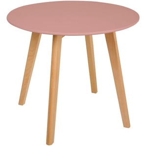 My Baby Lou Kindertisch, Rosa, Buche, Holz, Holzwerkstoff, Buche, massiv, Uni, rund, eckig, 50.5 cm, einfacher Aufbau, Kinder- & Jugendzimmer,
