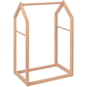 My Baby Lou Kleiderständer, Natur, Holz, Buche, massiv, 65x95x40 cm, Made in Europe, Garderobe, Garderobenständer