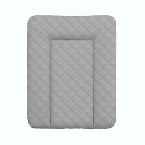 My Baby Lou Wickelauflage Karo, Grau, Kunststoff, Füllung: Polyethersulfon (Pes), 50x70 cm, Oeko-Tex® Standard 100, Made in Europe, schadstoffgeprüft,