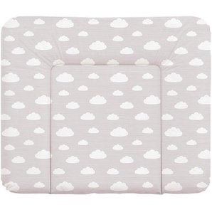 My Baby Lou Wickelauflage Wolken, Grau, Weiß, Kunststoff, Füllung: Polyethersulfon (Pes), 85x72 cm, Made in EU, Oeko-Tex® Standard 100,