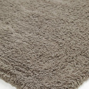 my home Badematte Kian, Höhe 20 mm, fußbodenheizungsgeeignet, Baumwolle, rechteckig, Badvorleger, Badteppich aus Baumwolle, weich, waschbar, saugfähig