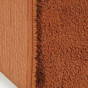 my home Badematte Kian, Höhe 20 mm, fußbodenheizungsgeeignet, Baumwolle, rechteckig, Badvorleger, Badteppich aus 100%Baumwolle, weich, waschbar, saugfähig