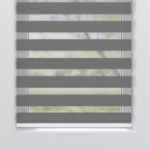 Fensterrollo 55 cm Breite 175 cm lang grau Verdunklung 50