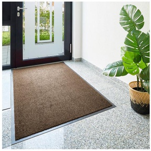 my home Fußmatte Emil, Made in Netherlands, rechteckig, Höhe: 6 mm, Schmutzfangmatte, Uni Farben, rutschhemmend, pflegeleicht