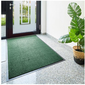 my home Fußmatte Emil, Made in Netherlands, rechteckig, Höhe: 6 mm, Schmutzfangmatte, Uni Farben, rutschhemmend, pflegeleicht