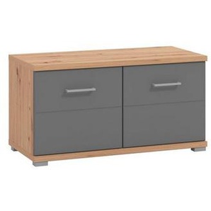 INOSIGN Garderoben-Set Lanzarote, (Set, 5-St., Garderobenschrank, Schuhkommode, Schuhbank, Garderobenpaneel, Spiegel)