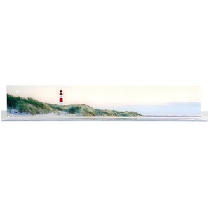 my home Gewürzboard Strand - Gewürzhalter aus Acrylglas - Küchenorganizer, 1-tlg., Acrylleiste - Badezimmerablage - bedruckt - Inkl. Schrauben & Dübel