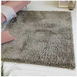 my home Hochflor-Teppich Josetta, auch als Läufer erhältlich, rechteckig, Höhe: 50 mm, Langflor, Shaggy, dichter weicher Hochflor, uni farben, Wohnzimmer
