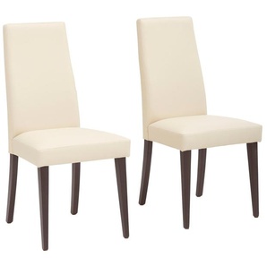 INOSIGN Polsterstuhl Mary (Set, 2 St), Beine wahlweise Buche natur oder wengefarben