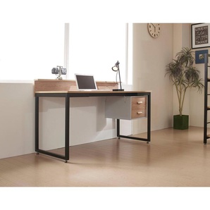 INOSIGN Schreibtisch Wenzel, Arbeitsplatte Akazie Dekor, geeignet für das Home office, Laptoptisch