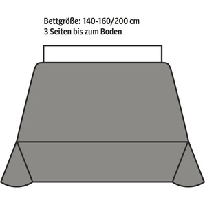 my home Tagesdecke Annika gesteppte Tagesdecke, aus 50% recycelter Baumwolle