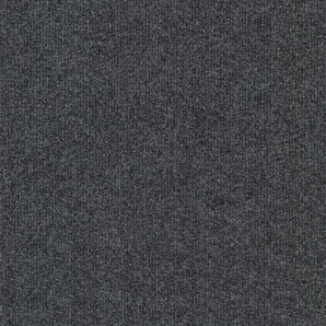 MY HOME Teppichfliesen Trend Teppiche selbstliegend, 1m² oder 5m², 50 x 50cm, Fliese, Wohnzimmer Gr. B/L: 50 cm x 50 cm, 3 mm, 4 St., grau (dunkelgrau) Teppichfliesen