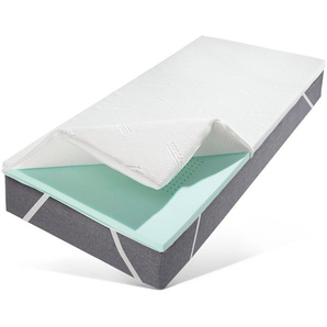 my home, Topper Aquam, Topper 90x200 cm,180x200 cm in 4 Härtegraden, 5,5 cm hoch, Kaltschaum, Matratze, Boxspringbett, Allergiker geeignet (Hausstauballergiker