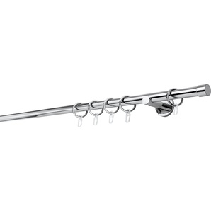 mydeco Gardinenstange 20mm Cap Wandträger 6,5 cm, Fixmaß, verschraubt
