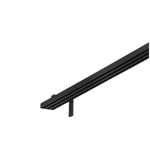 Mydeco Vorhangschiene smart 3-Lauf | schwarz | Aluminium | 260 cm | 2 cm |