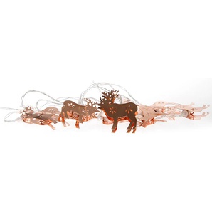 Myflair Möbel & Accessoires Dekoobjekt »Weihnachtsdeko«, LED-Lichterkette mit Rentieren, mit 10 LEDs, Länge ca. 150 cm