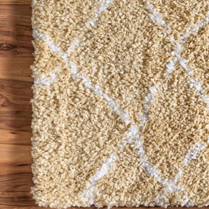 Myflair Möbel & Accessoires Hochflor-Läufer Temara Shag Lagerräumung, rechteckig, Höhe: 51 mm, Teppich-Läufer, gewebt, Scandi Design, ideal im Flur & Schlafzimmer