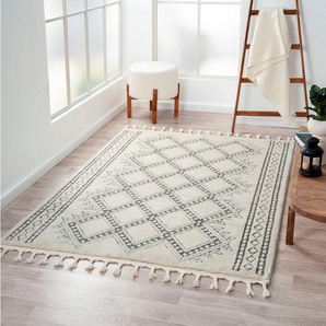 Myflair Möbel & Accessoires Hochflor-Teppich Moroccan Tradition Lagerräumung, rechteckig, Höhe: 24 mm, modern, marokkanisches Design, flauschig weich durch Hochflor