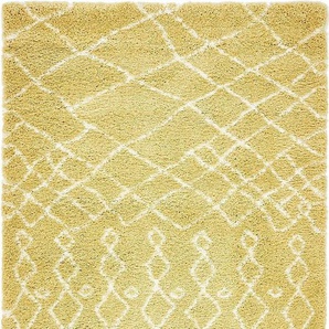 Myflair Möbel & Accessoires Hochflor-Teppich Temara Shag Lagerräumung, rechteckig, Höhe: 51 mm, gewebt, Scandi Design, ideal im Wohnzimmer & Schlafzimmer