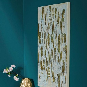 Myflair Möbel & Accessoires Ölbild Madie, goldfarben 100 x 50 cm